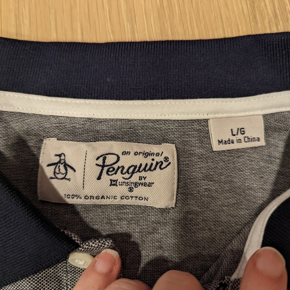 Men's Navy Polo Shirt - Picture 5 of 7